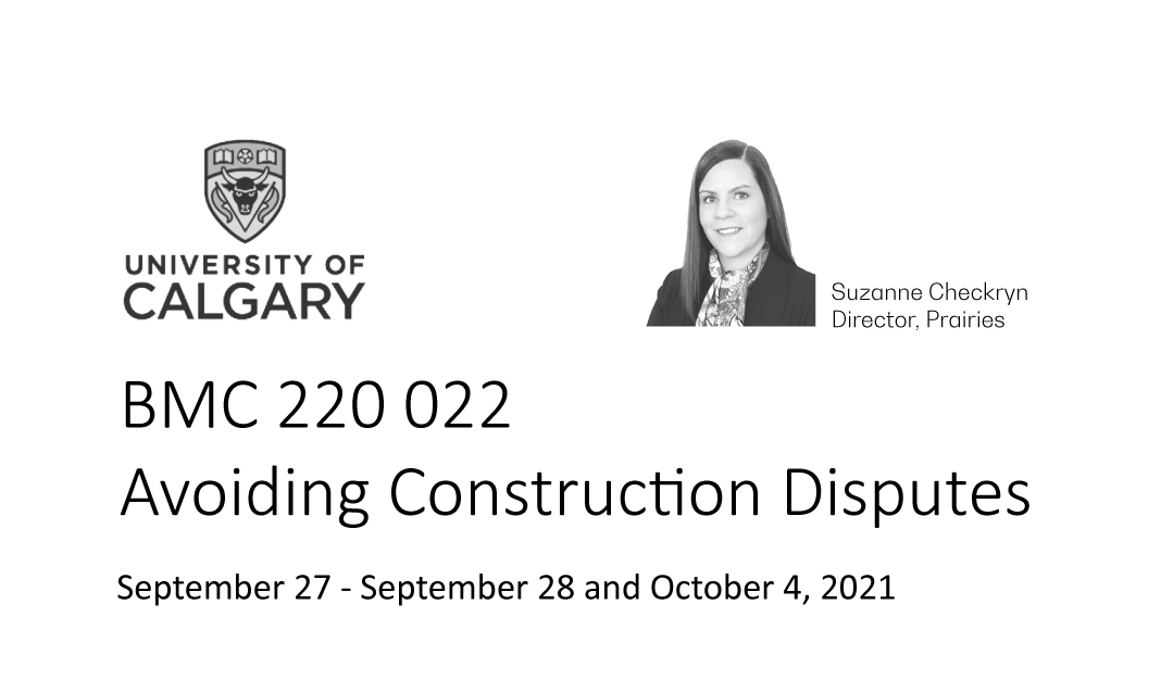 Upcoming University of Calgary Course Instructed by Revay